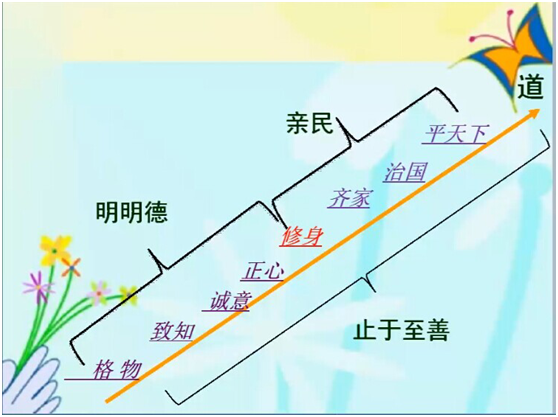 大学三纲八目思维导图图片